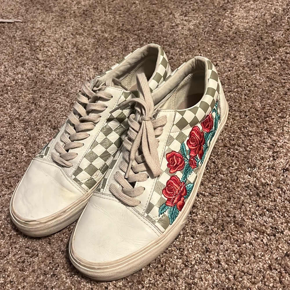 limited edition leather embossed vans